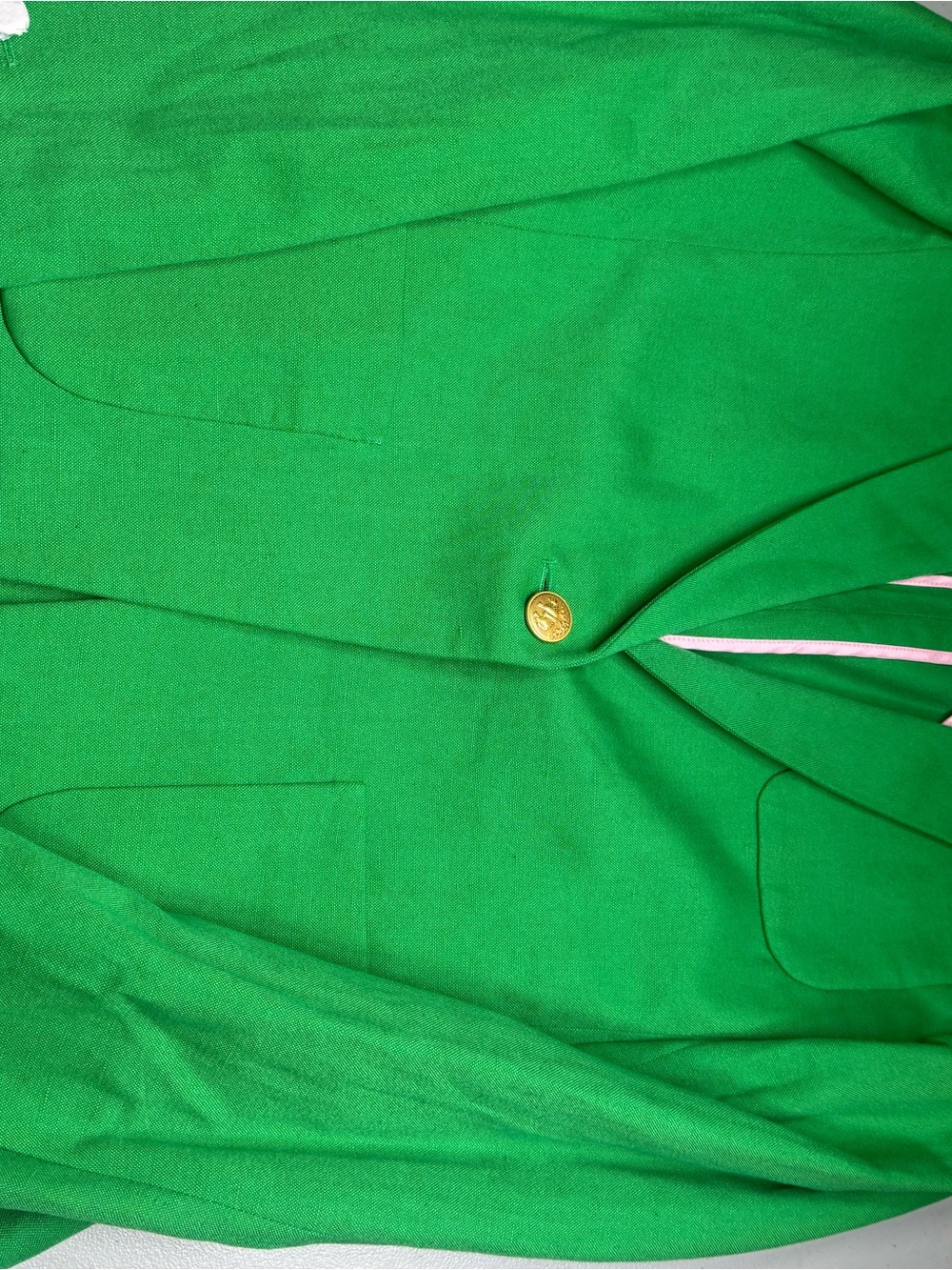 Women’s Brooks Brothers Red Fleece  Green Blazer size 6